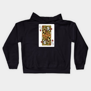 The Kiss Playing Card Klimt by Tobe Fonseca Kids Hoodie